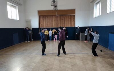 Nacvičujeme vystoupení na školní ples